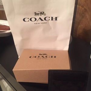 Coach card holder